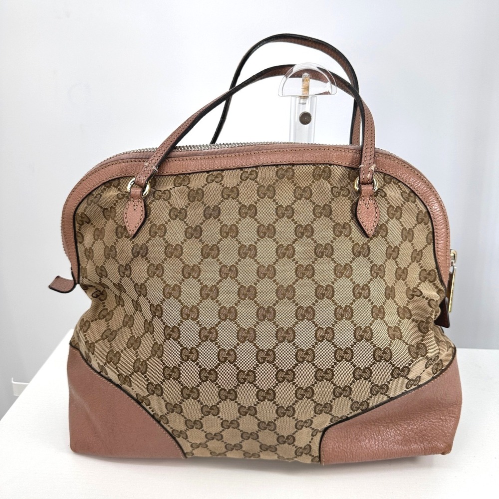 Gucci GG Canvas Bree Dome Tote Medium AS IS/READ DESCRIPTION - Picture 2 of 13